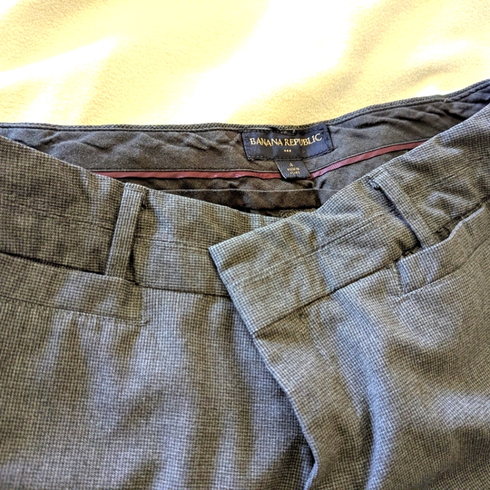 Banana Republic Gray Women's Trousers